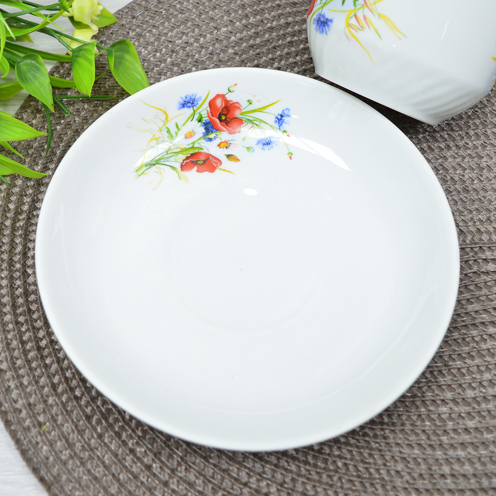 Чайная пара 250мл форма Кирмаш Летний луг