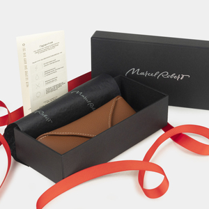 Футляр для очков Vision из кожи теленка, зеленого цвета