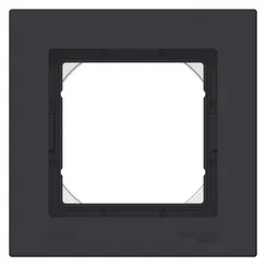 Рамка 1-м AtlasDesign Aqua IP44 карбон SE ATN441001