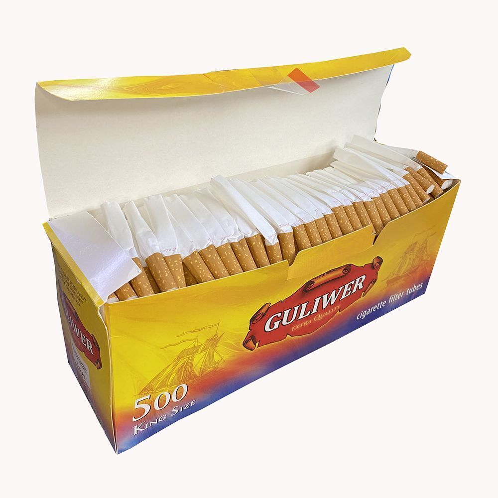 Гильзы для сигарет "Guliwer" KS 500шт. Товар уцененный