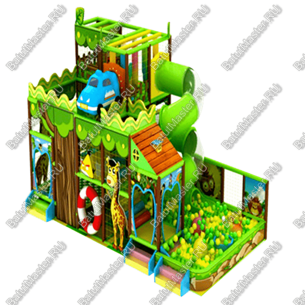 Детский игровой лабиринт «Спасатель-жираф»