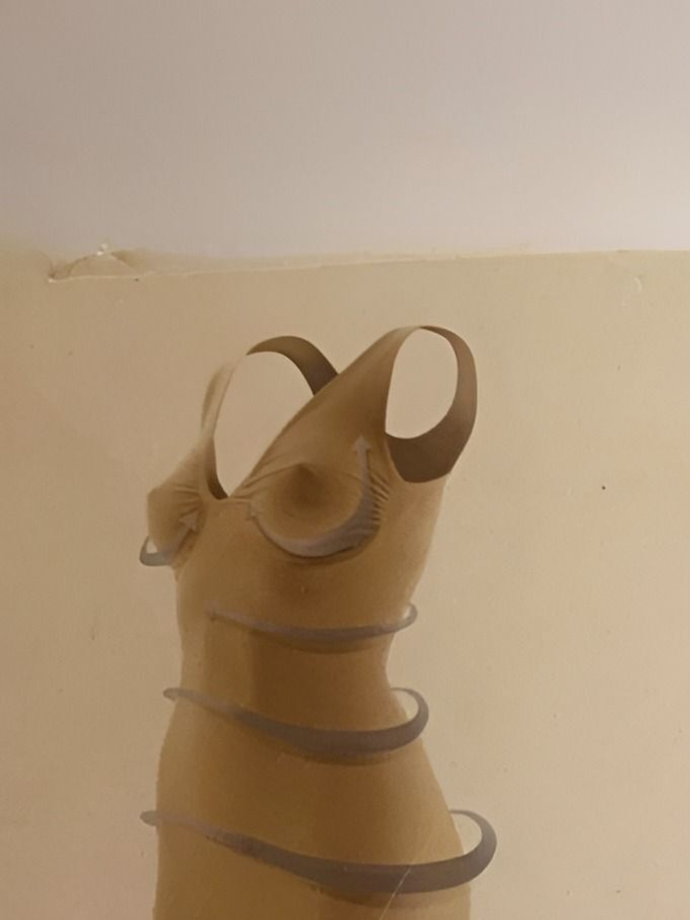 Боди корректирующее со съемными бретелями, без косточек, размер М черный