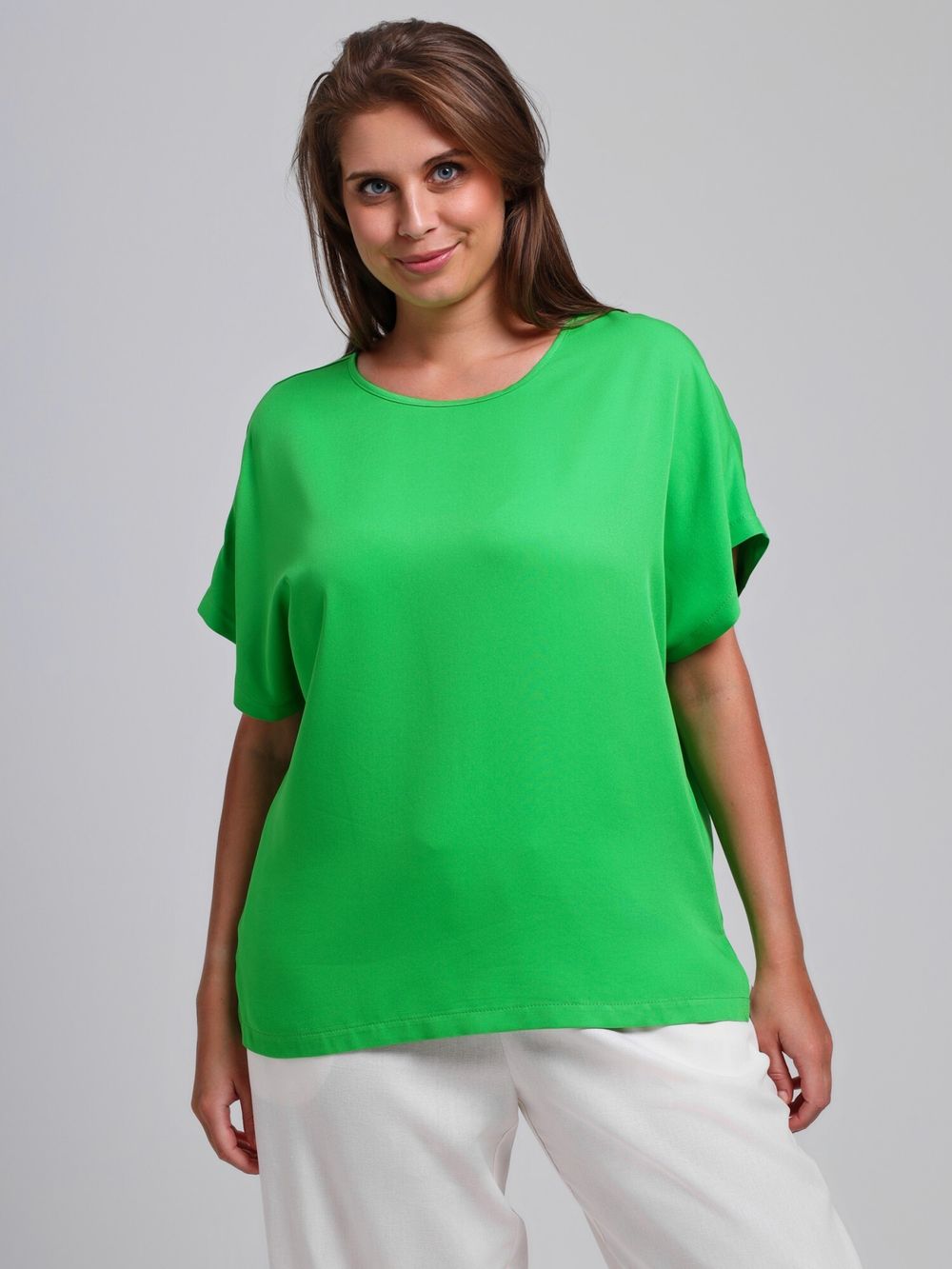 Блузка Летний драйв-4 Виотекс ЯРКО-ЗЕЛЁНЫЙ