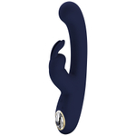 Тёмно-синий вибратор-кролик 22см с LED-дисплеем Pretty Love Lamar Rabbit Vibrator & G-Spot Dark Blue BW-500004-LED-2