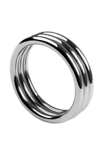 Кольцо на головку пениса Toyfa Metal серебристое M