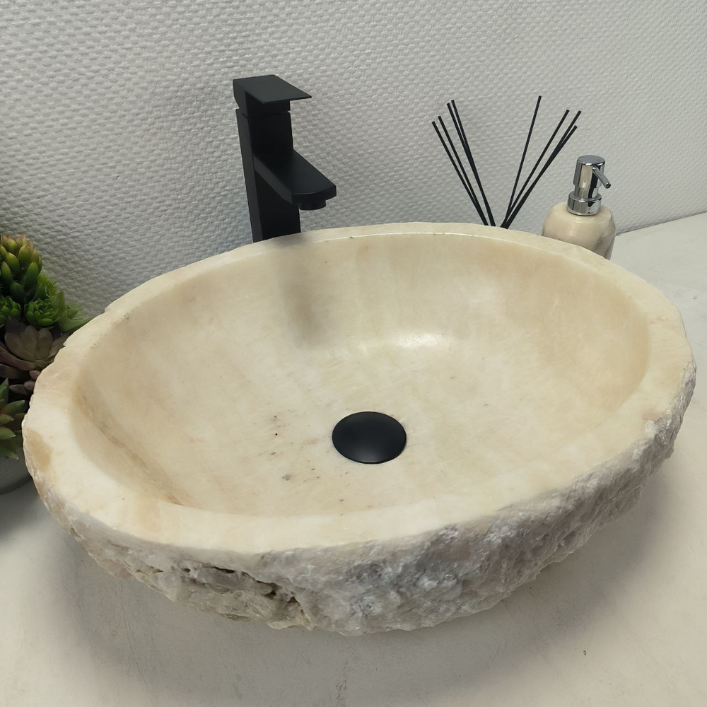 Раковина из оникса Erozy White EO-62525 51*41*15 0104
