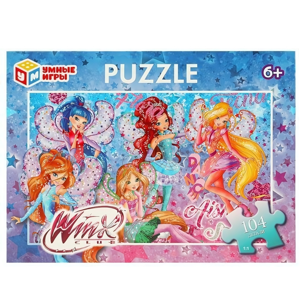 Пазл 104эл. "Winx" 4650250508991 (Умные игры)