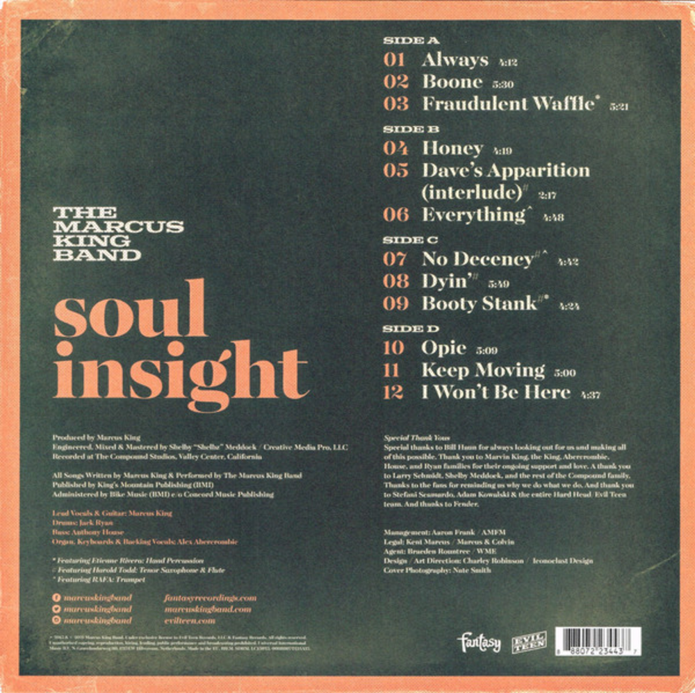 The Marcus King Band / Soul Insight (2LP)