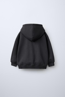 ZARA ХУДИ С ПРИНТОМ «ТИГР», АНТРАЦИТОВО-СЕРЫЙ