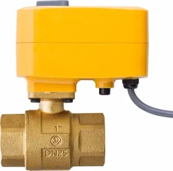 Бронзовый кран с электроприводом NEPTUN SE BRONZE 12В 1 дюйм