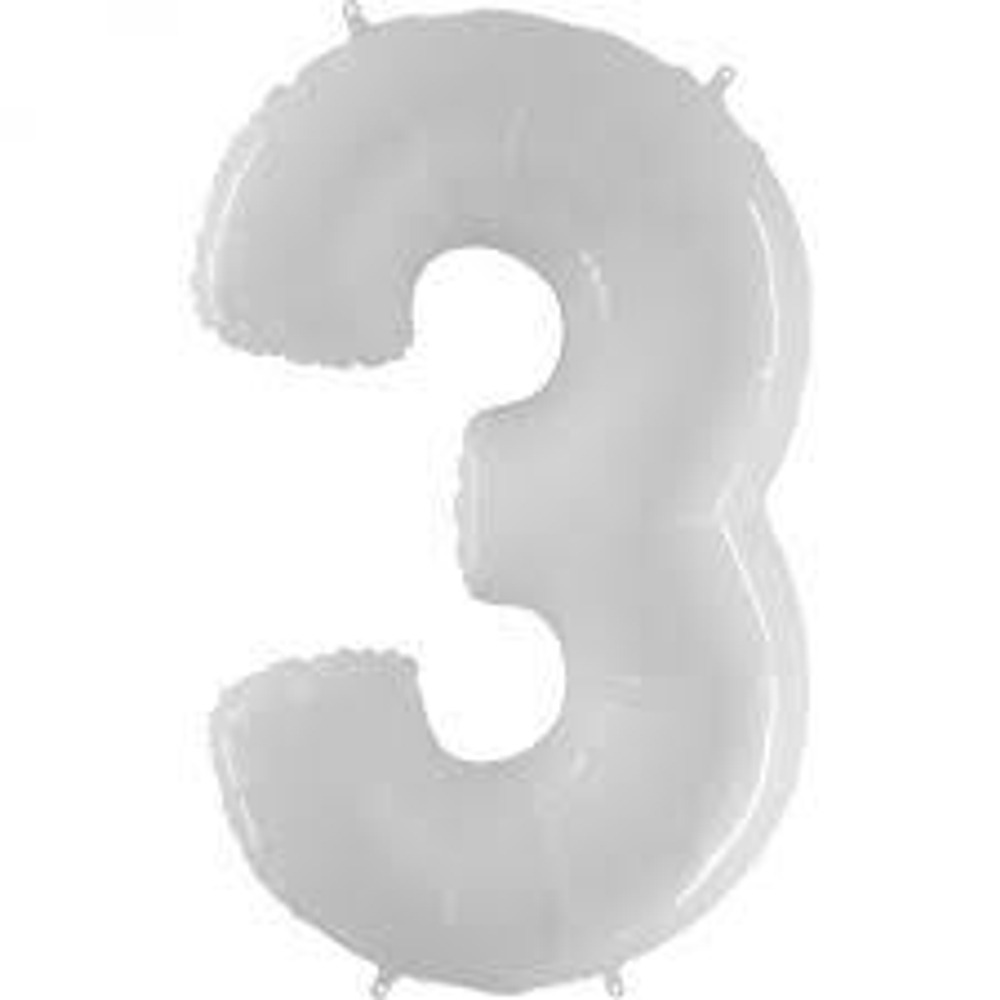 Цифра "3" (цвет на выбор) 1 шт