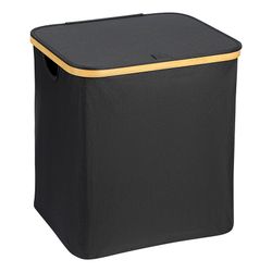 Корзина для белья Neat Mid, 40x33x43 см, черная