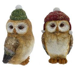 GAEM Фигурка декоративная "Сова", L6 W5,5 H10,5 см, 2в.