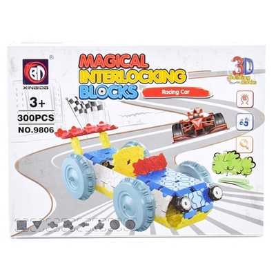 Конструктор 3D Машина 300эл., коробка 9806