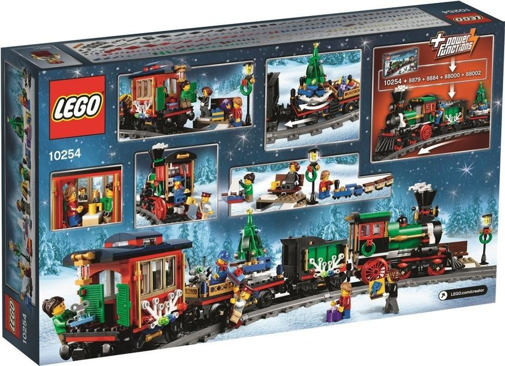 LEGO Creator Expert: Новогодний экспресс 10254 — Winter Holiday Train — Лего Креатор Творец Создатель Эксперт