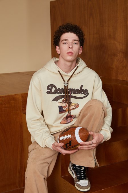 Худи DONSMOKE "Sneakers Logo" Oversized Hoodie