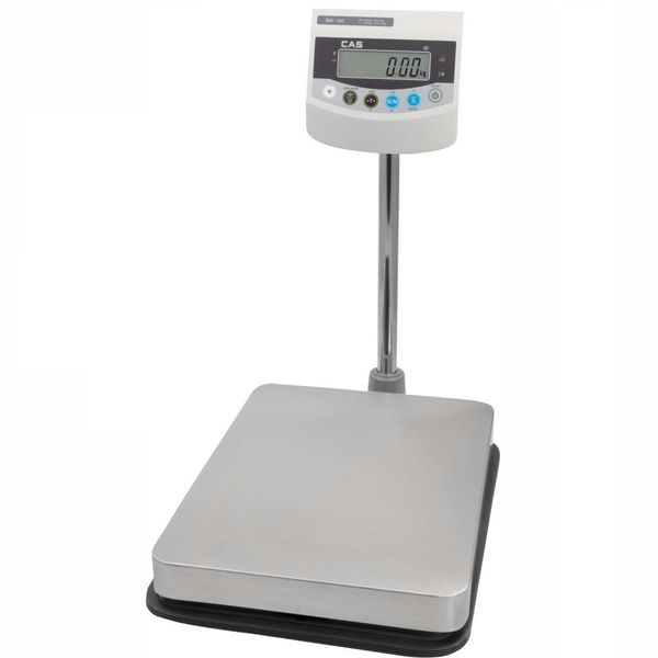 Весы товарные напольные CAS BW-60RB, RS232, 60кг, 20гр, 405x525, Влагозащита IP65, с поверкой, съемная стойка
