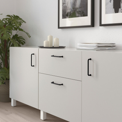 IKEA BAGGANÄS  (ИКЕА БАГГАНÄС)  -  Ручка, черная, 143 мм