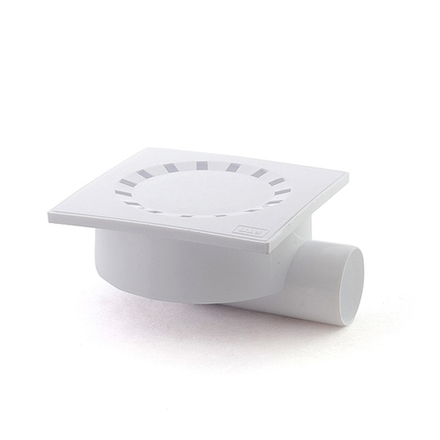 Трап гориз.d50мм с сухим затвором 4051