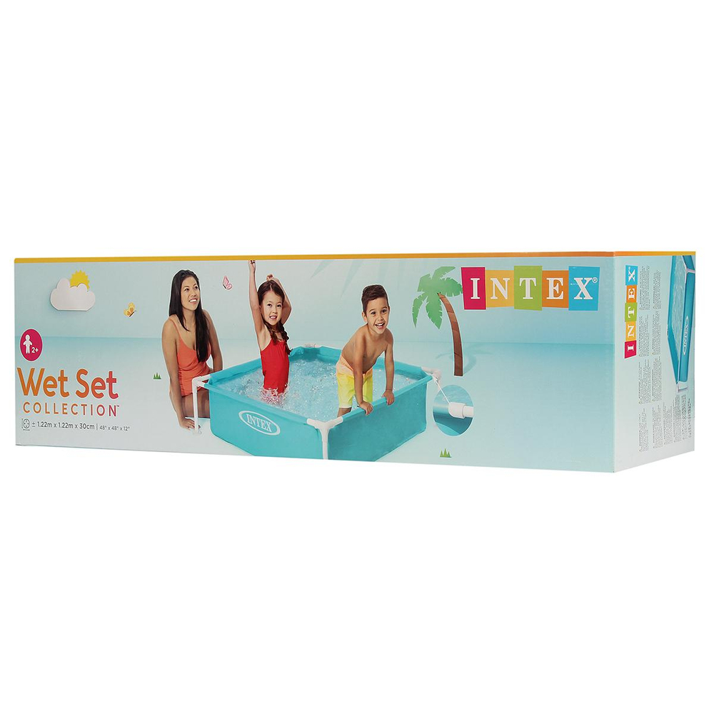 Бассейн каркасный Mini Frame 122х122х31см 57173/57173NP (Intex)