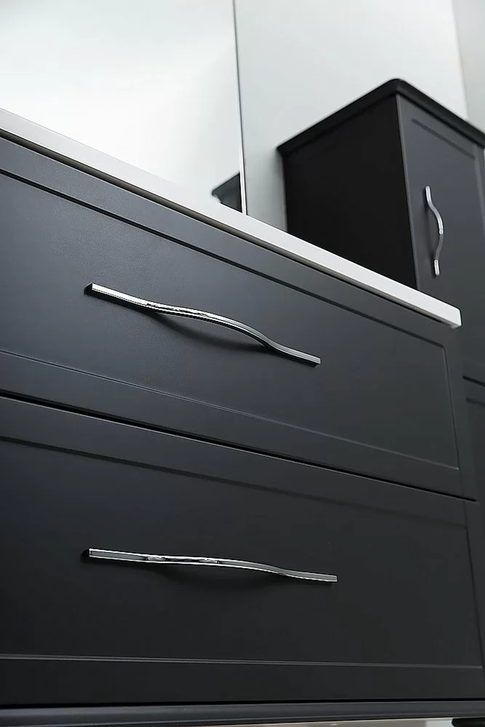 Тумба с раковиной Cezares Tiffany 75 Nero grafite