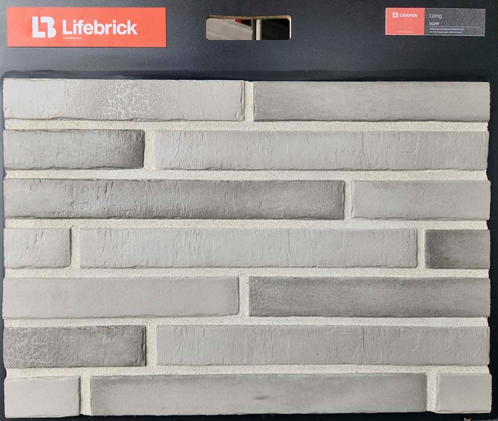 Облицовочная плитка угловая Lifebrick Лонг 250, 235х110х50х15 мм