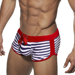 Мужские плавки боксеры полосатые JESSBORN JB6512