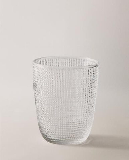 Zara Home стакан из стекла, цвет прозрачный, 10 см · 2296/401
