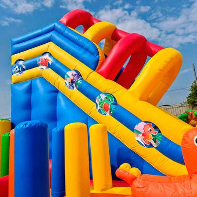 Коммерческий надувной батут «Тропикана макси 2», 15*8*6 м