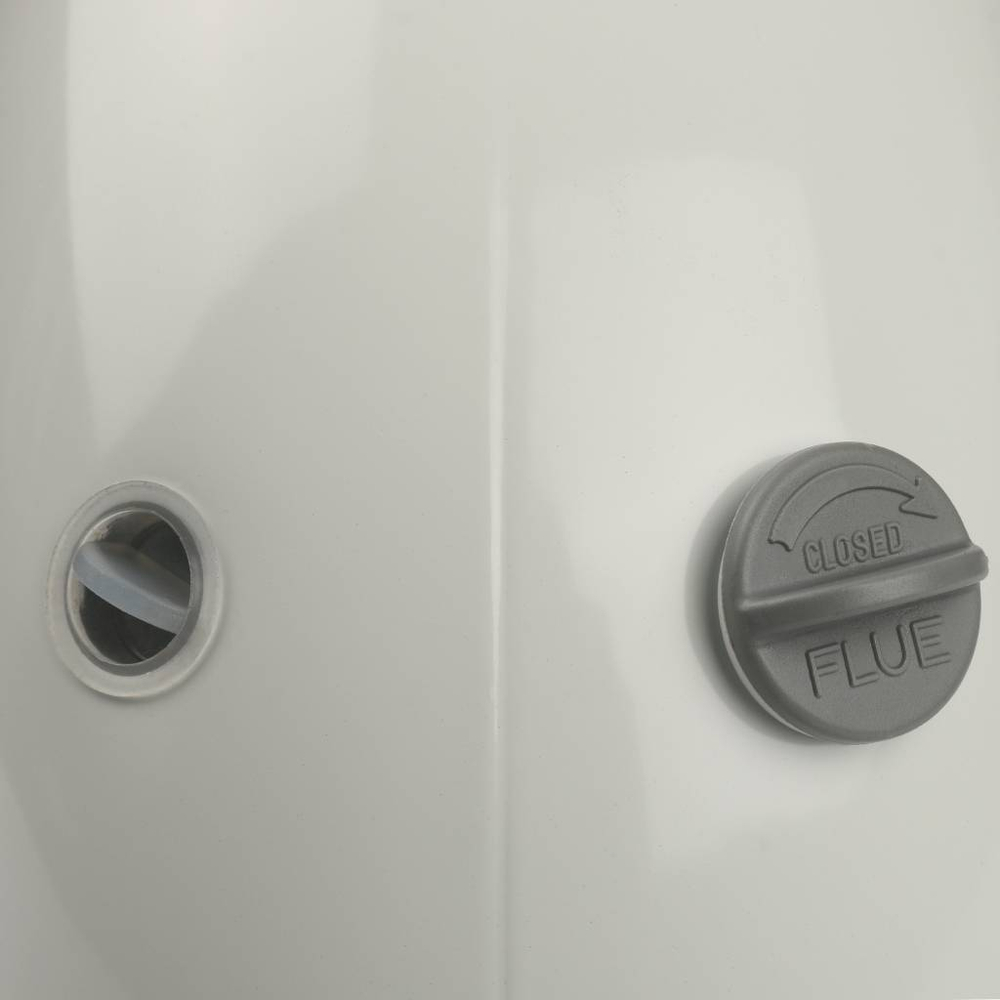 STOUT Элемент дымохода Ø60/100 адаптер для котла угловой 90° коаксиальный (совместимый с Baxi,Viessm