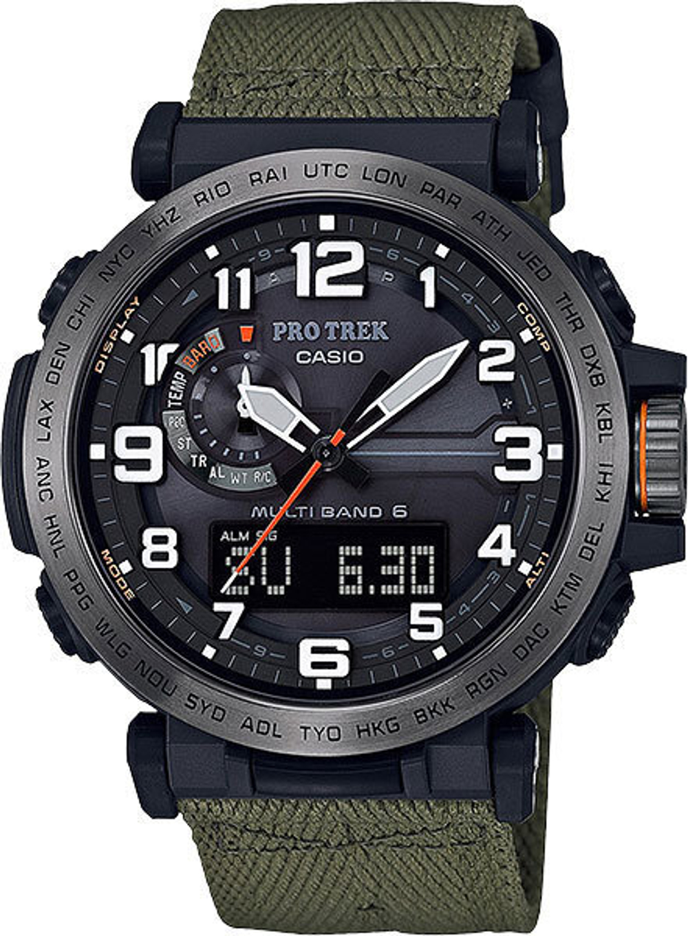 Японские наручные часы Casio Pro Trek PRW-6600YB-3E