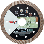 Диск алмазный Турбо по керамике KRUGO 125x1,4x22,23x10mm, RTT05A
