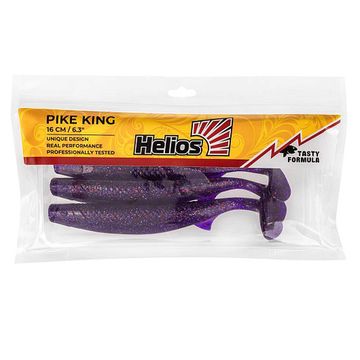 Виброхвост Pike King 6.3'/16 см Fio 3шт (HS-37-012) Helios