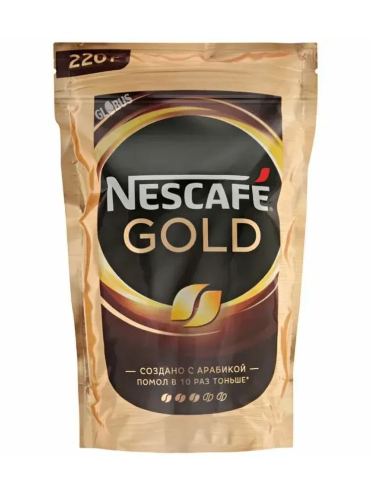 Кофе растворимый Nescafe Gold 220 г x 2 шт