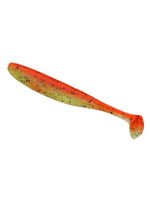 Приманка силиконовая Keitech Easy Shiner 4" PAL #01 Chartreuse Red Flake, 3 упаковки по 7 штук