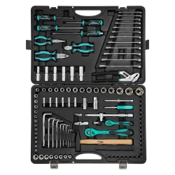 Набор инструментов 122 пр. 1/4'',1/2''(6гр.)(4-32мм) MAMEDFORCE MF-38901