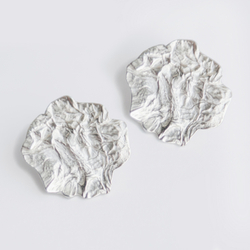 Мятые серьги "Концепт"