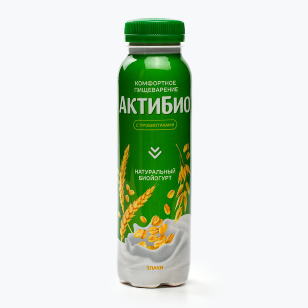 АктиБио йог питьевой 260гр Злаки