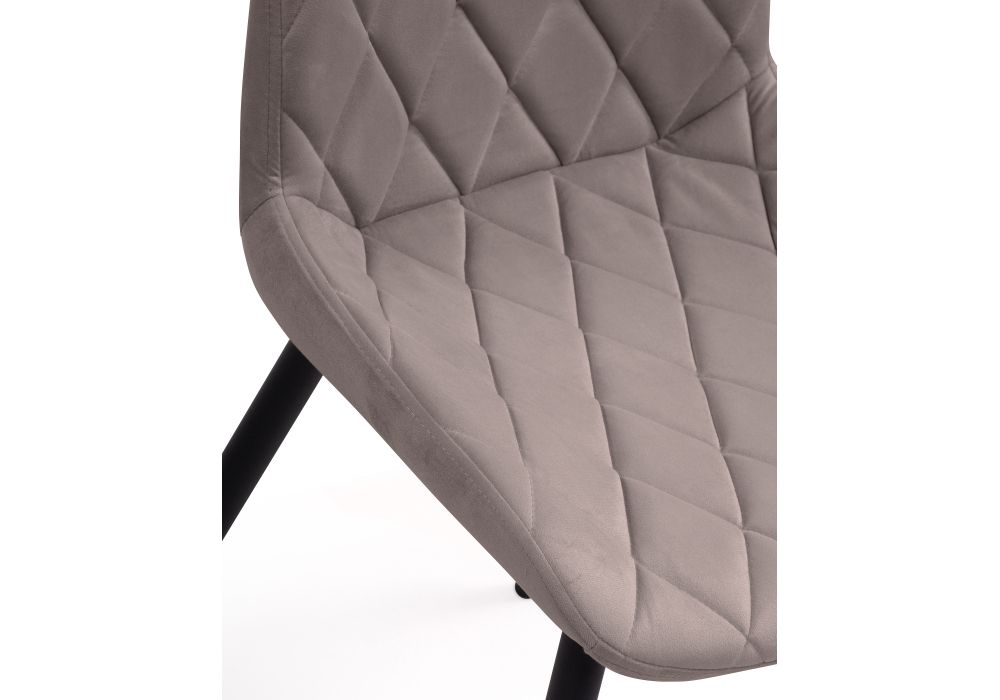 Стул на металлокаркасе Баодин Б/К латте / черный