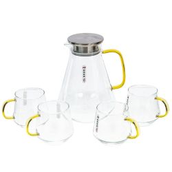 GAEM Набор из кувшина и 4-х кружек, 1800/450 мл, L25,5 W20 H22 см