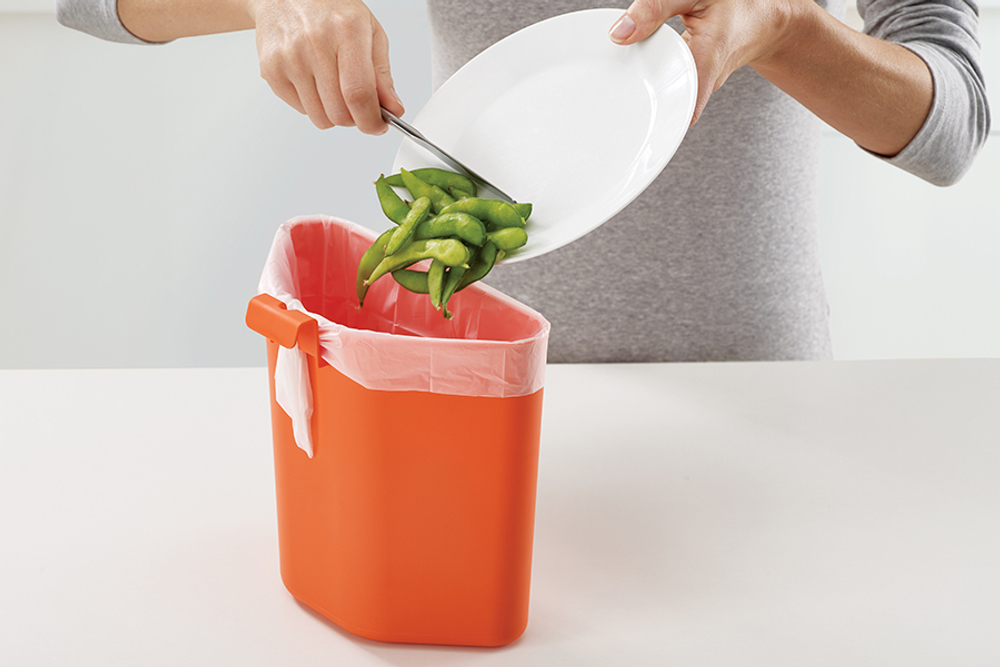 Контейнер для мусора с двумя баками totem max, 60 л, белый