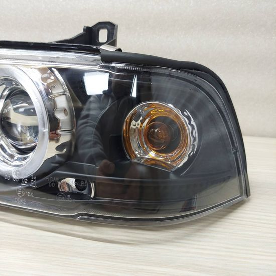 Передние фары Bmw 3 E36 angel eyes black