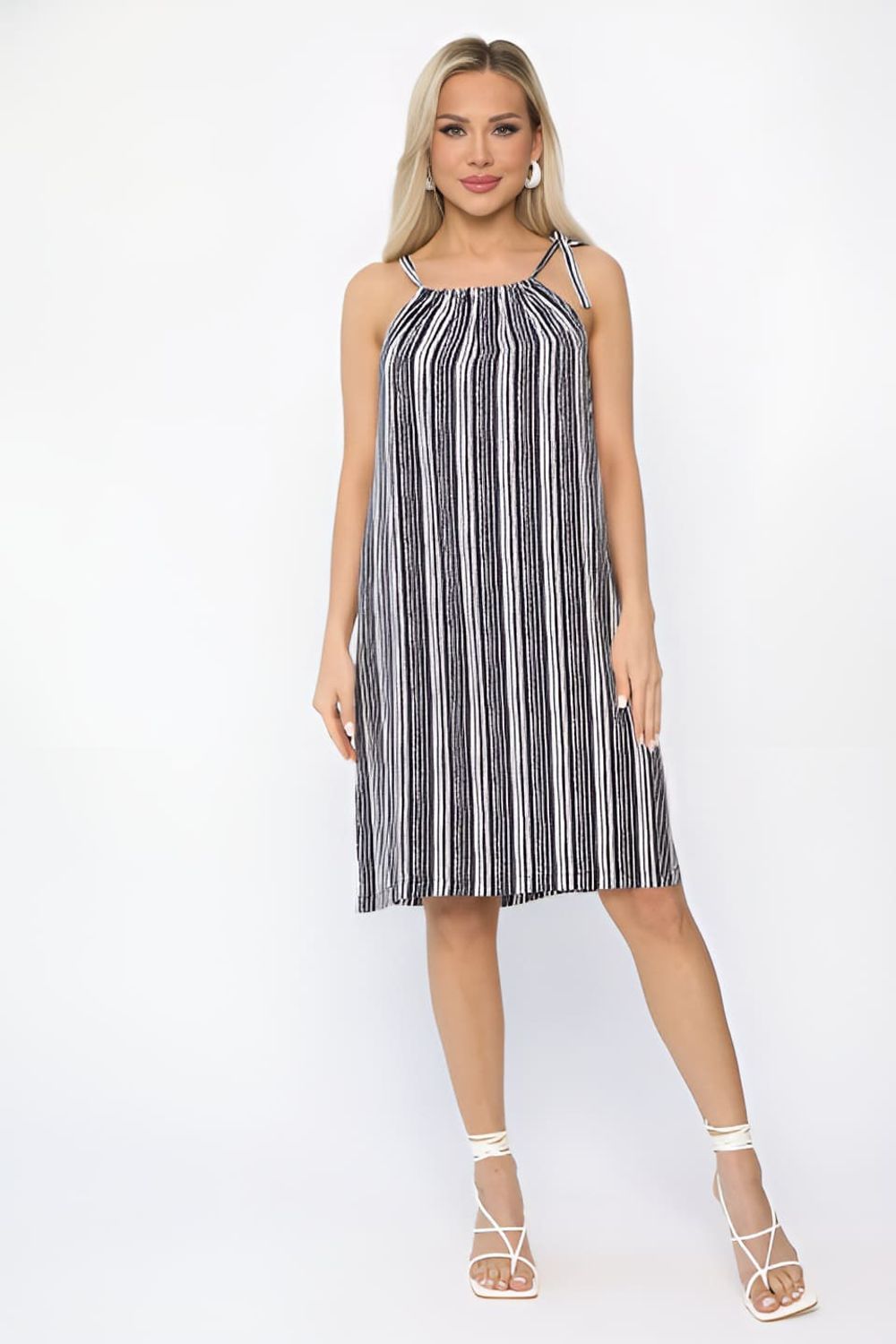 Сарафан Укрась лето! (синее/полоска) П13735-10М LT Collection