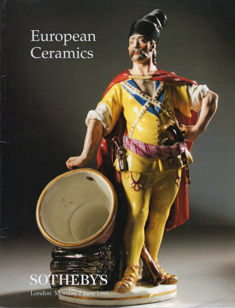 Каталог аукциона Sotheby's, Лондон, Европейская керамика от 7 июня 1999 года