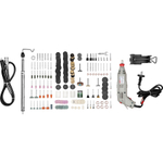 Гравер электрический Зубр с набором мини-насадок в кейсе 242 предмета ЗГ-130ЭК H242