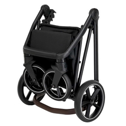 Детская коляска Roan Sol Кожа 2 в 1 RSL/2024 White/Black/руч.Тем.коричневый