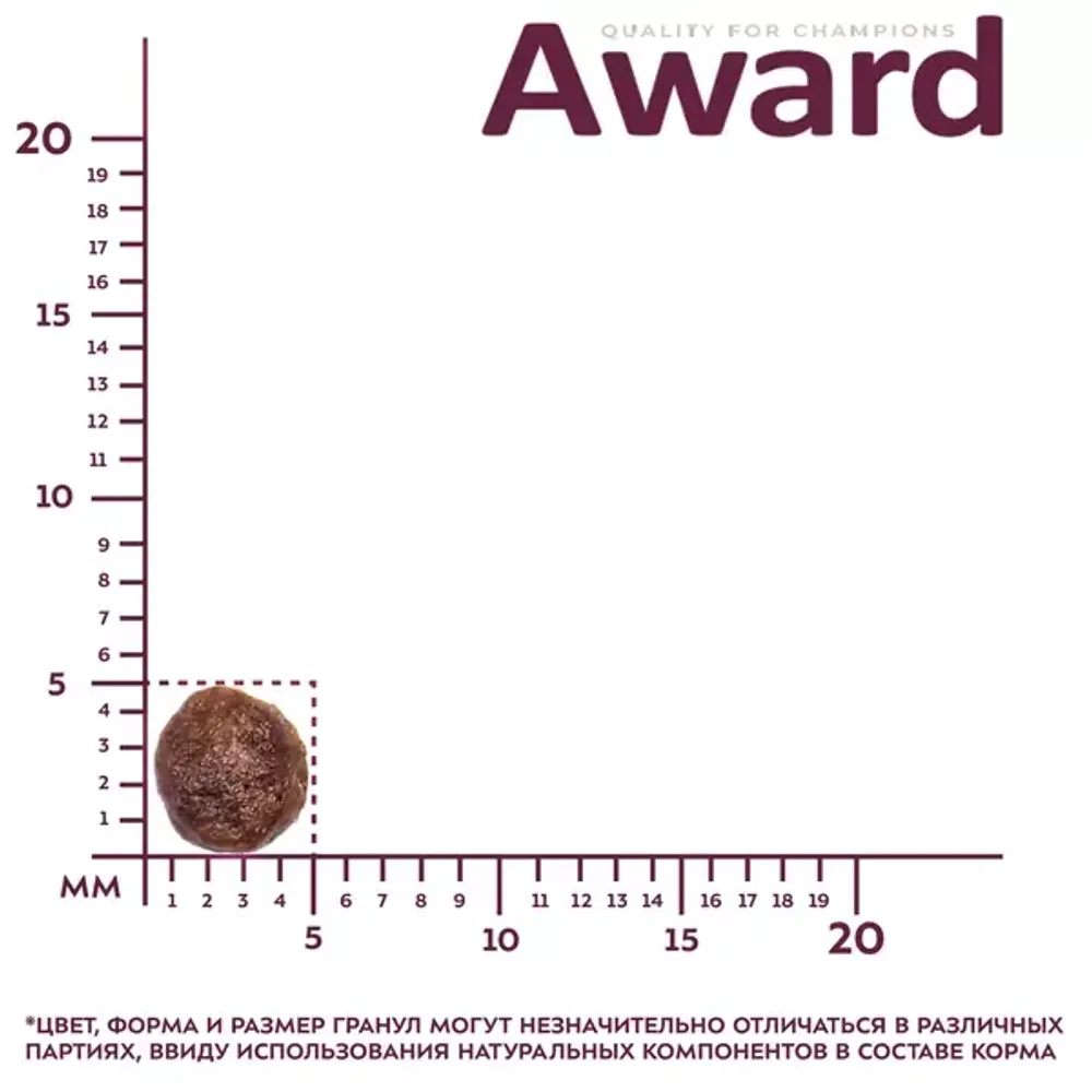 Сухой корм AWARD Indoor Big cats для взрослых домашних кошек крупных пород с говядиной и курицей с добавлением брокколи и юкки Шидигера