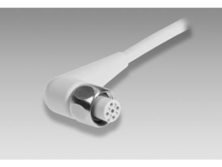 BAUMER Разъем угловой M12, 4pin, с кабелем 10м, IP69K, нерж. сталь, гигиеническое исполнение, ESW 33AY1000