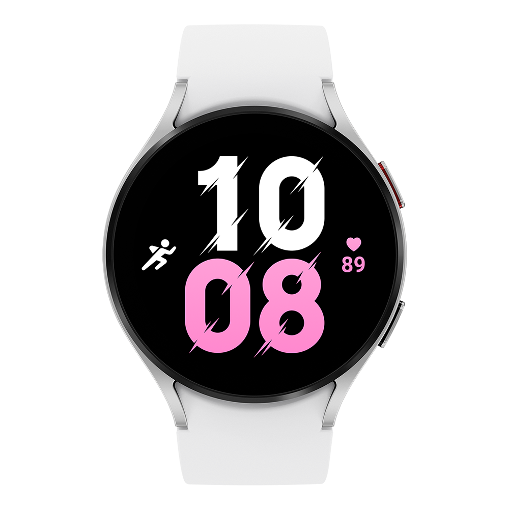 Умные часы Samsung Galaxy Watch 5 44mm Wi-Fi NFC, Silver/White (Серебристый/Белый)