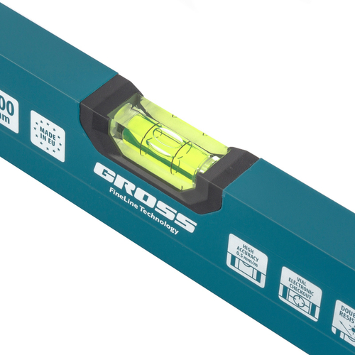 33902 Уровень алюминиевый, 800 мм, 2 глазка, Handwerker// Gr